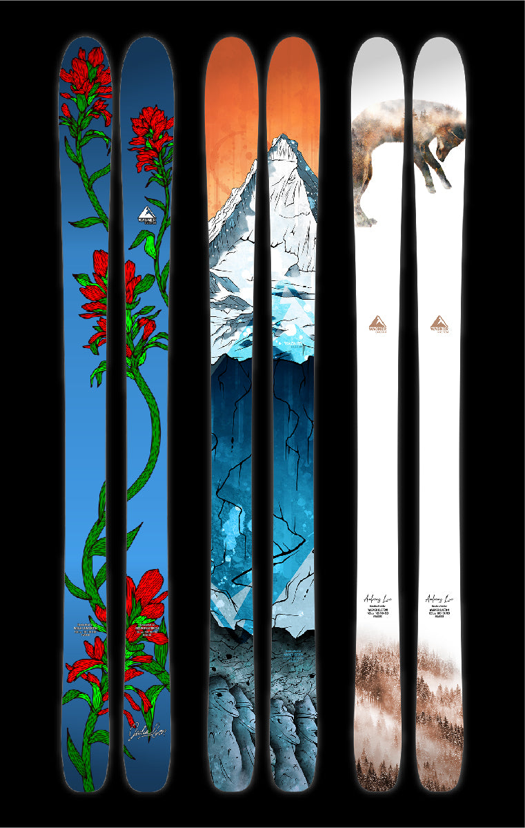 Artist Series skis featuring Sherwood Smith ELDF3N