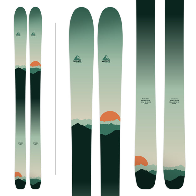 Koozie Treeline house Graphic from Wagner Custom Skis