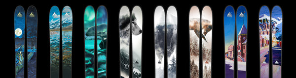 A selection of the Wagner Custom 2023 Artist Series graphics.