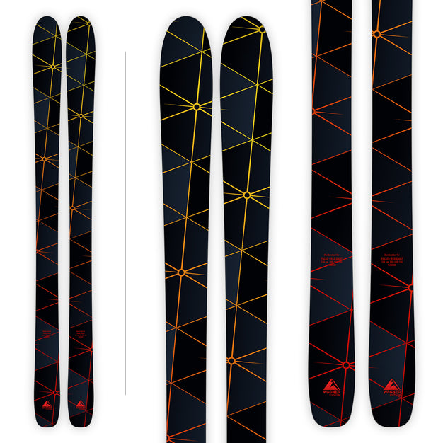 Focus Red Giant house Graphic from Wagner Custom Skis