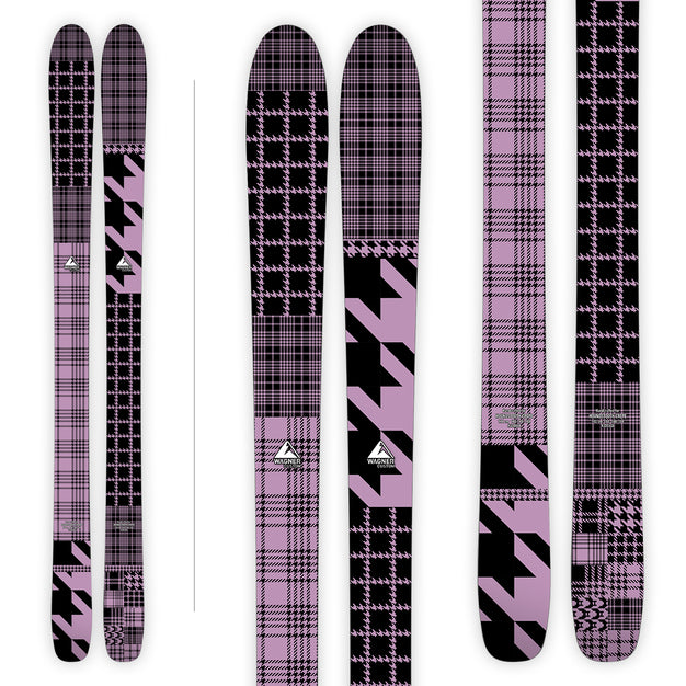 Houndstooth Crepe house graphic from Wagner Custom Skis
