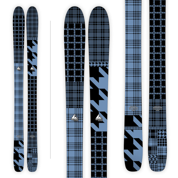 Houndstooth Peri house graphic from Wagner Custom Skis