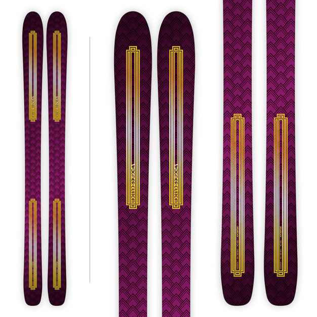 Speakeasy Amethyst house Graphic from Wagner Custom Skis