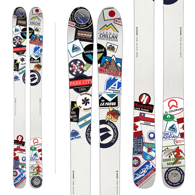 Line Skis Stickers for Sale
