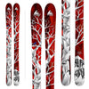 Wagner Custom Skis "San Joaquin" stock topsheet graphic. A triangle-pattern representing aspen trees on red.